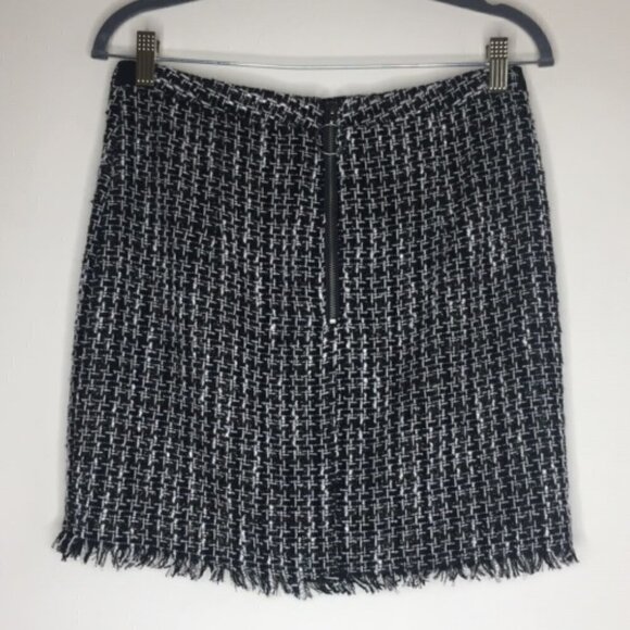 House of Harlow 1960 x Revolve Blair Mini Skirt - Metallic Boucle Tweed … - Picture 5 of 12